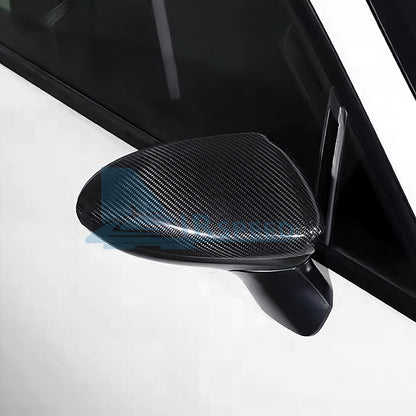 Real Carbon Fiber Side Mirror Cover Caps For Subaru BRZ Toyota GR86 2021-2024 - detail view 5