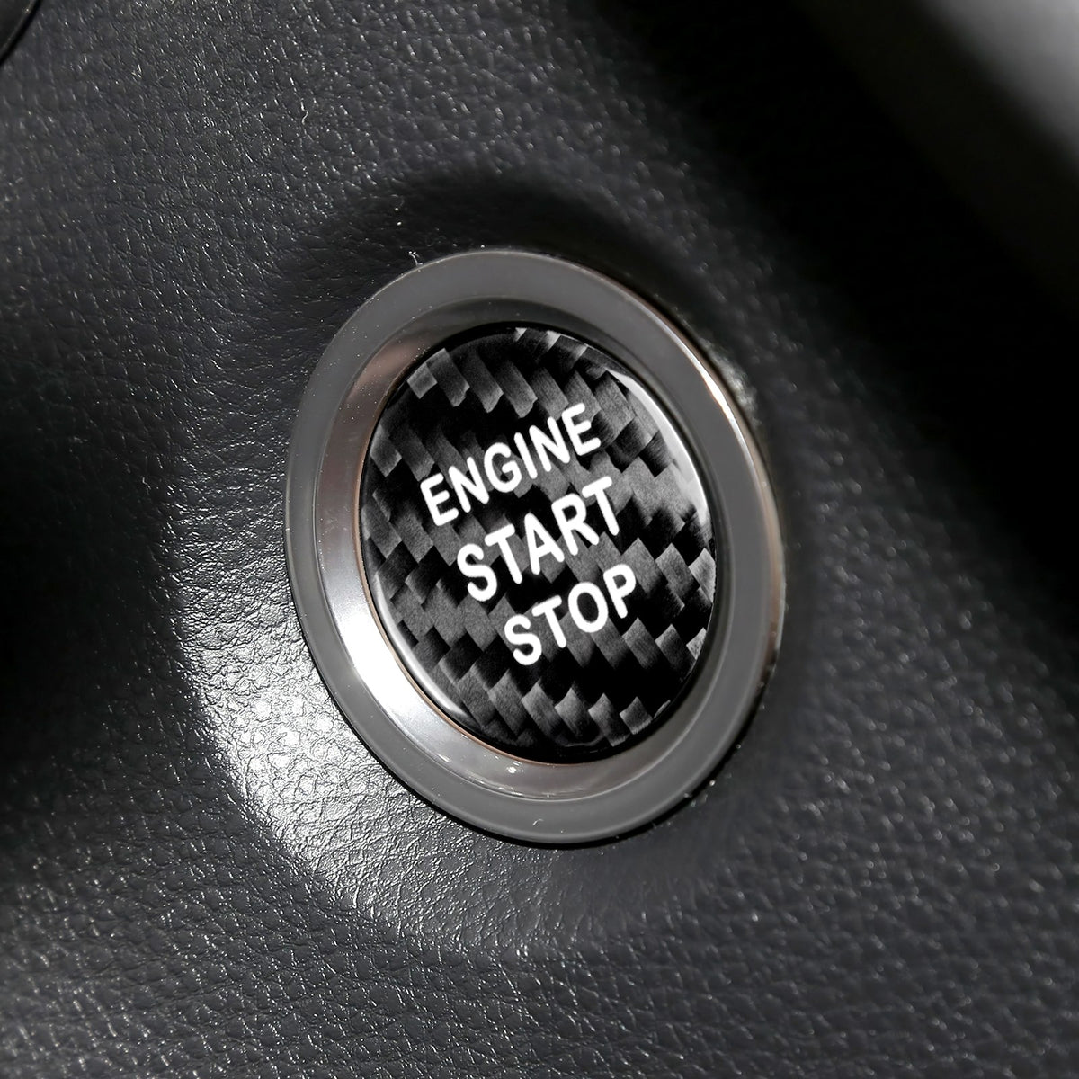 For Lexus IS ES GS NX RX LX RC RC F Carbon Fiber Engine Start Button Sticker - detail view 6