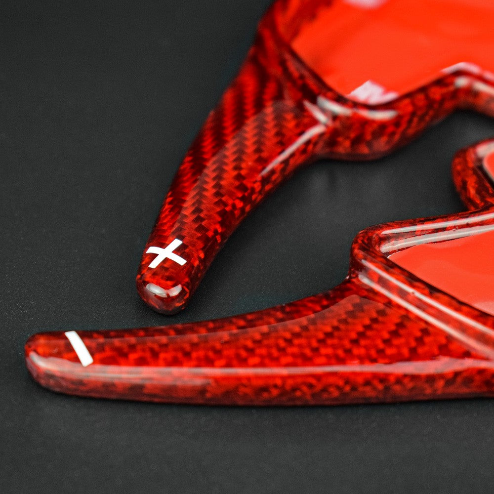Red Steering Wheel Paddle Shifter Extension For Benz W177 W247 18-20 W205 13-20