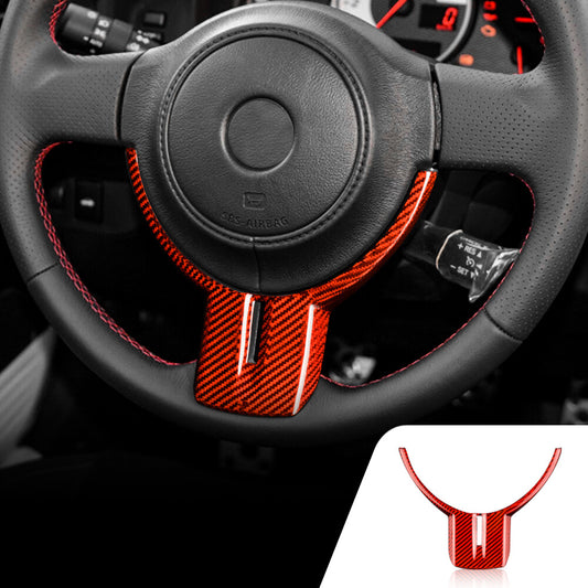 REAL HARD Steering Wheel Panel Cover Carbon Fiber For Subaru BRZ GR86 2013-2020 - product view
