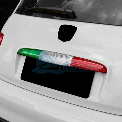 For Abarth 595 595C 2012-2024 695 2010-24 Trunk Switch Strip Cover Carbon Fiber - detail view 7