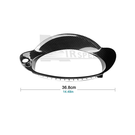 Speedometer Cover Trim For Subaru BRZ Toyota GR86 2021-2025 HARD Carbon Fiber - detail view