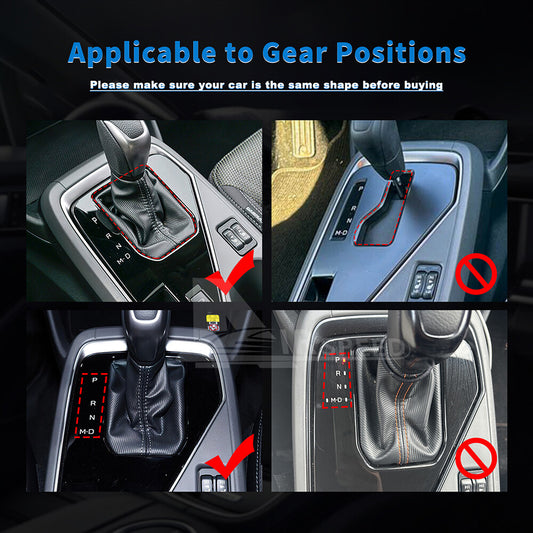 REAL HARD Carbon Fiber Gear Shift Console Cover For Subaru Crosstrek 2023-2024 - detail view
