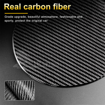 REAL HARD Carbon Fiber Fuel Gas Tank Cap Panel Cover For Subaru WRX 2022-2025 - detail view 6