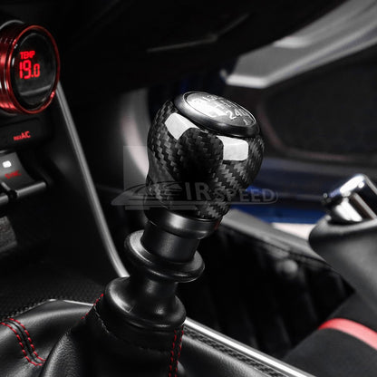 Car Gear Shift Head Cover Hard Carbon Fiber for Subaru BRZ Toyota GR86 2022-2025 - detail view 6
