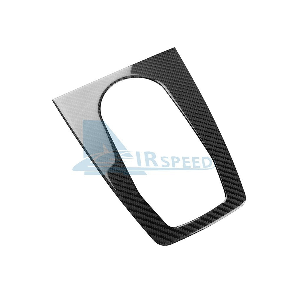 Carbon Fiber Car Center Water Cup Frame Sticker For Audi Q4 E-Tron 2021-2025（U.S. Stock）