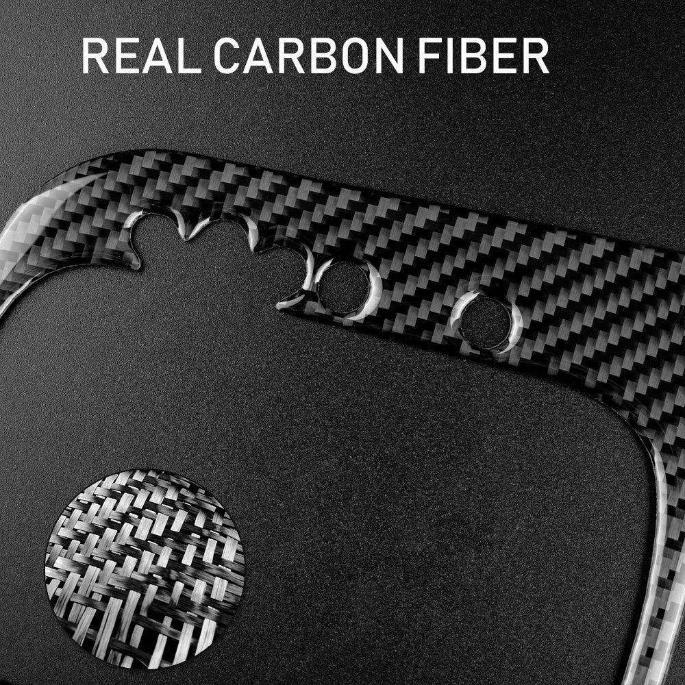 For Volkswagen Golf 6 2008-2013 Car Gear Shift Panel Sticker Black Carbon Fiber（U.S. Stock）