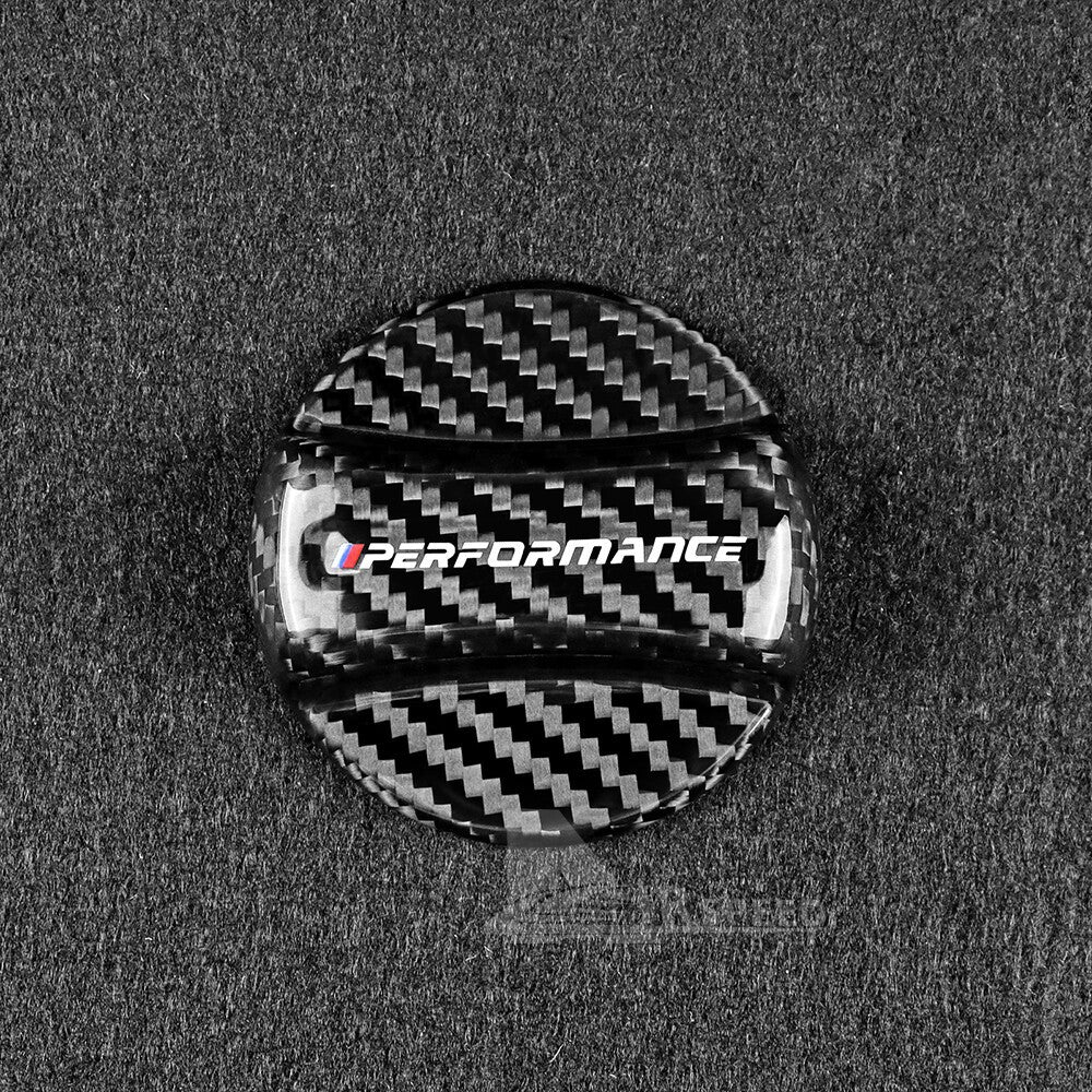 For BMW E90 E91 F10 F12 F48 G01 G30 Fuel Gas Tank Filler Cap Cover Carbon Fiber - detail view 9