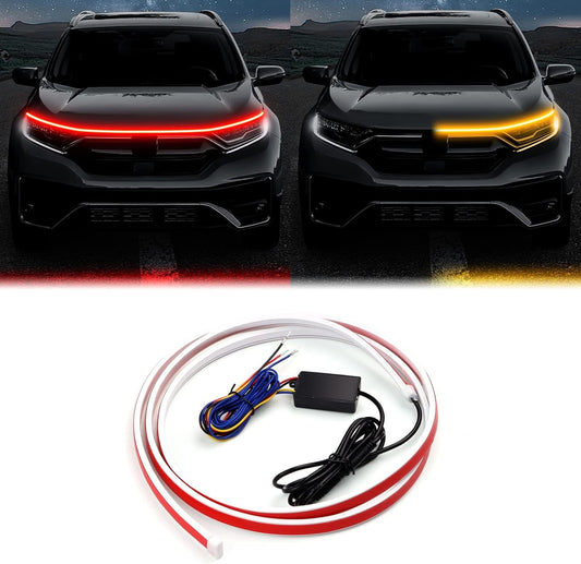 For Universal Vehicle 2M Waterproof Hood Daytime Running Light - FREE GIFT