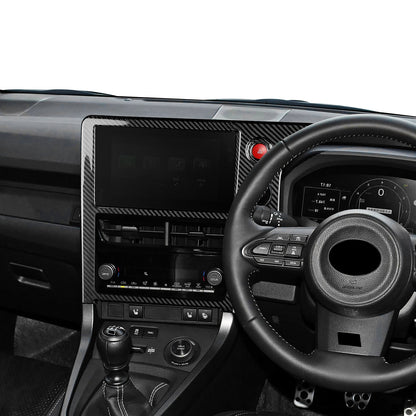 Center Navigation Screen Frame Cover Carbon FIber For Toyota GR Yaris 2025-2026 - detail view 9