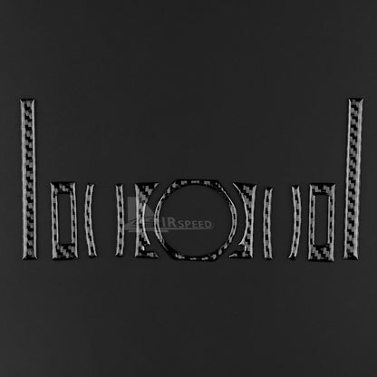 Car Center Air Vent Outlet Sticker Trim Carbon Fiber For Lexus RC300 RC350 15-18（U.S. Stock）