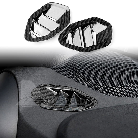 For BRZ GR86 2022-2025 Dashboard Air Vent Outlet Frame Cover Hard Carbon Fiber - product view