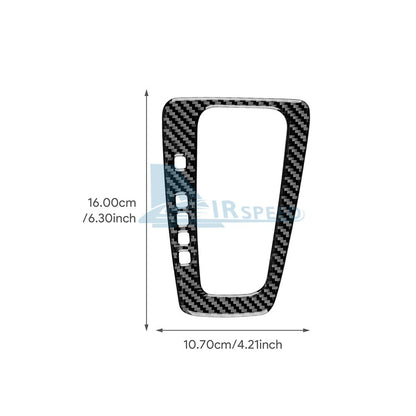 For Ford Focus SE 15-2018 Car Center Gear Shift Panel Sticker Carbon Fiber Black（U.S. Stock）