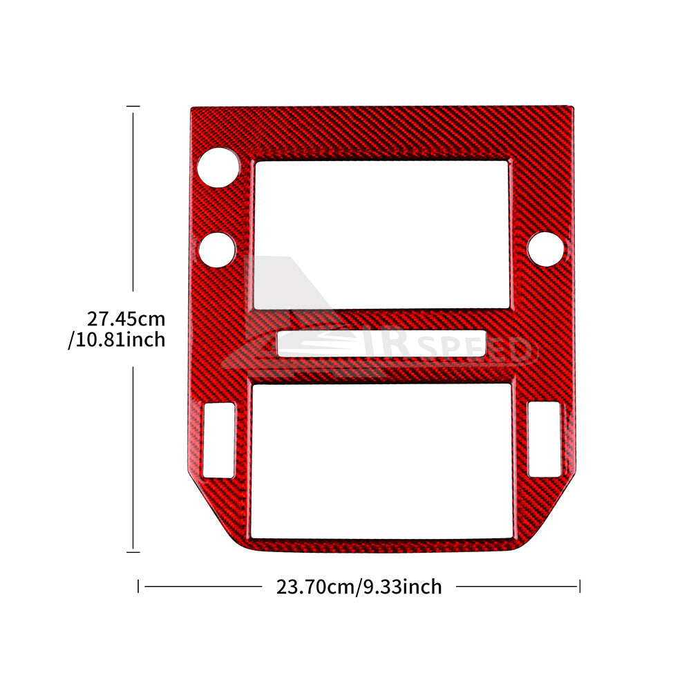 For Subaru WRX STI 22-23 Center Console Navigation Screen REAL HARD Carbon Fiber - detail view