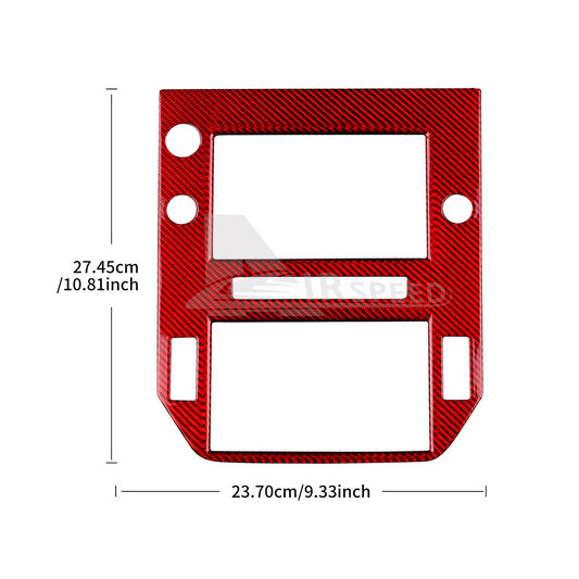 For Subaru WRX STI 22-23 Center Console Navigation Screen REAL HARD Carbon Fiber - detail view