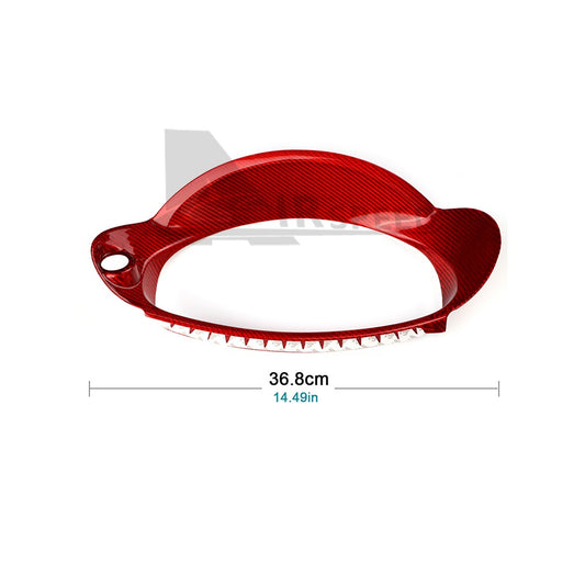 For Subaru BRZ Toyota GR86 2021-2025 Speedometer Cover RED HARD Carbon Fiber - detail view