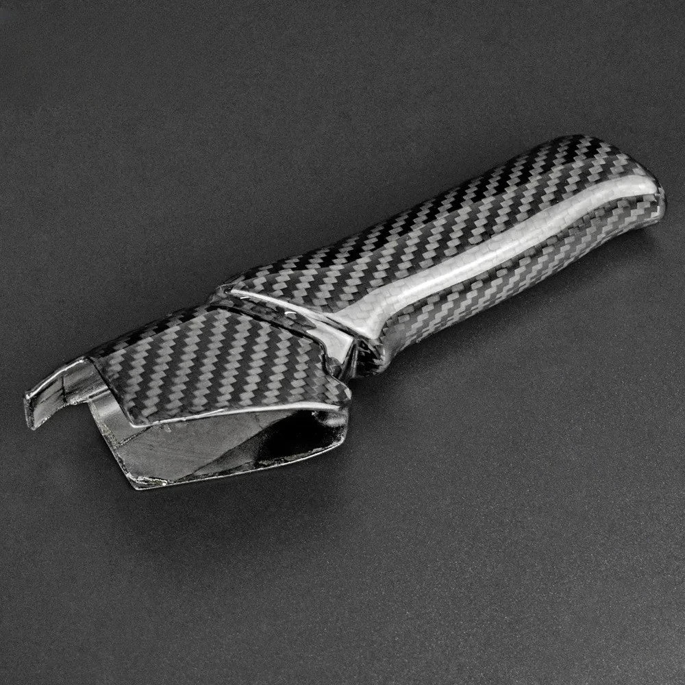 Carbon Fiber Handbrake Cover Trim For Nissan GTR R35 2008-2021 Parking Brake - detail view 3