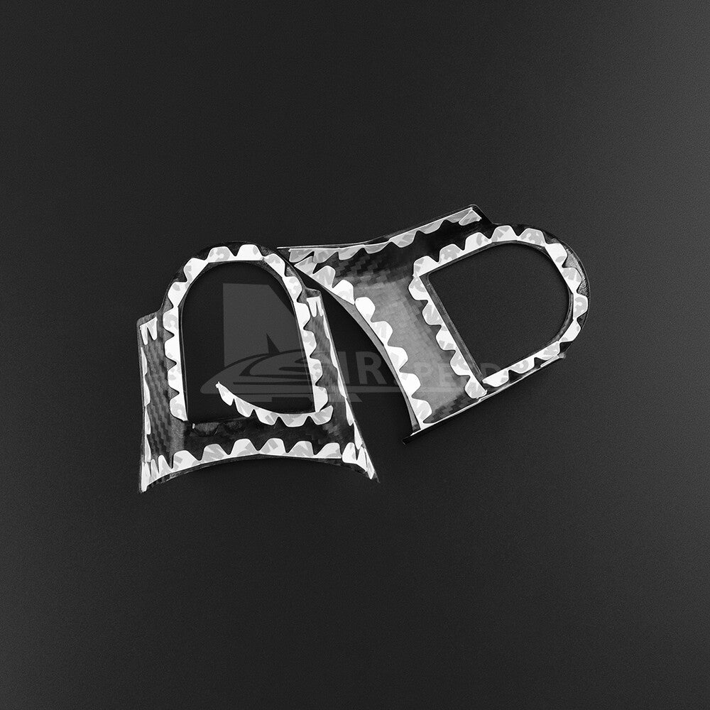For MINI F55 F56 F60 2022-2023 Steering Wheel Cover REAL HARD Carbon Fiber BLACK - detail view 10