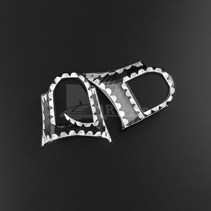 For MINI F55 F56 F60 2022-2023 Steering Wheel Cover REAL HARD Carbon Fiber BLACK - detail view 10