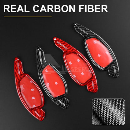 Carbon Fiber For Audi RS RS3 RS4 RS5 R8 TT 2017-22 Steering Wheel Paddle Shifter - detail view 5
