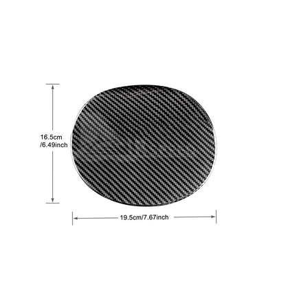 REAL HARD Carbon Fiber Fuel Gas Tank Cap Panel Cover For Subaru WRX 2022-2025 - detail view 3