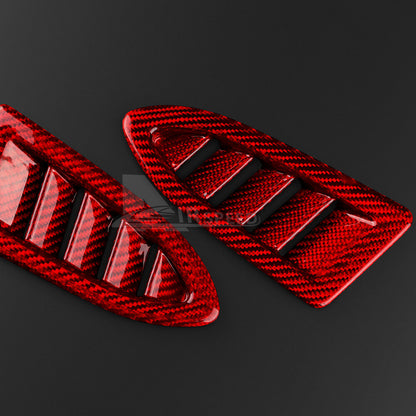 REAL HARD Carbon Fiber Side Air Outlet Vent Defogger For Subaru WRX STI 22-2023 - detail view 7
