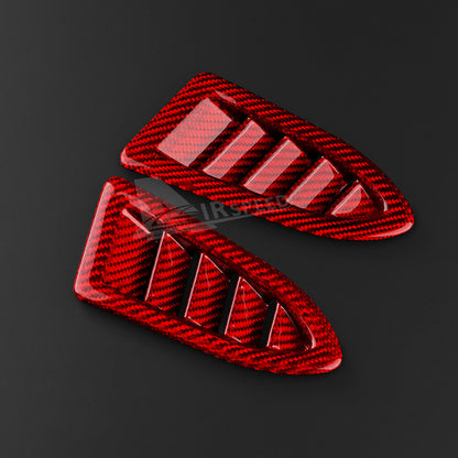 REAL HARD Carbon Fiber Side Air Outlet Vent Defogger For Subaru WRX STI 22-2023 - detail view 6
