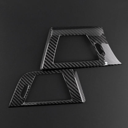 For BMW 3 Series F30 M3 F80 2013-2018 Air Vent Frame Trim Dry Carbon Black RHD - detail view 10