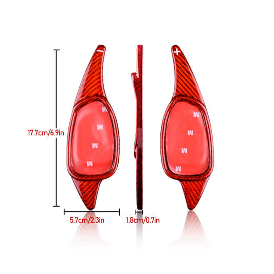For Audi A5 S3 S5 S6 SQ5 RS3 RS6 RS7 2014-2018 Steering Wheel Paddle Shifter Red - detail view