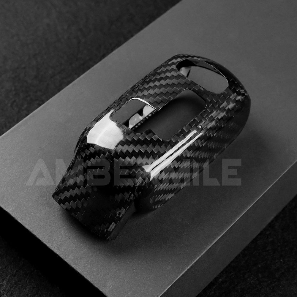 For Mini F Series 20-23 Left Hand Drive Black Hard Carbon Shift Gear Knob - detail view 7