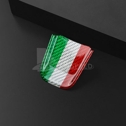 Steering Wheel Interior Chin Sticker Italy Flag For FIAT 500 Abarth 595 20-23 - detail view 10