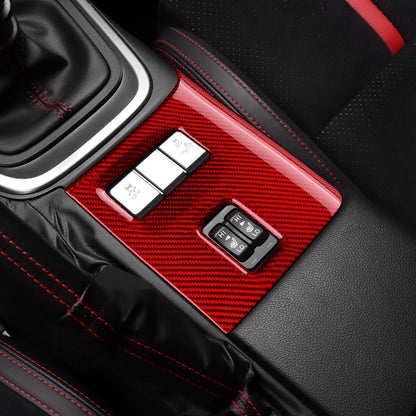 Car Center Seat Heating Button Cover Carbon Fiber for Subaru BRZ GR86 2021-2026 - detail view 5