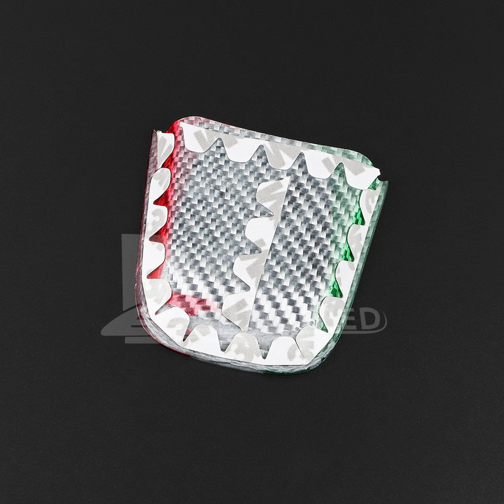 Steering Wheel Interior Chin Sticker Italy Flag For FIAT 500 Abarth 595 20-23 - detail view 11