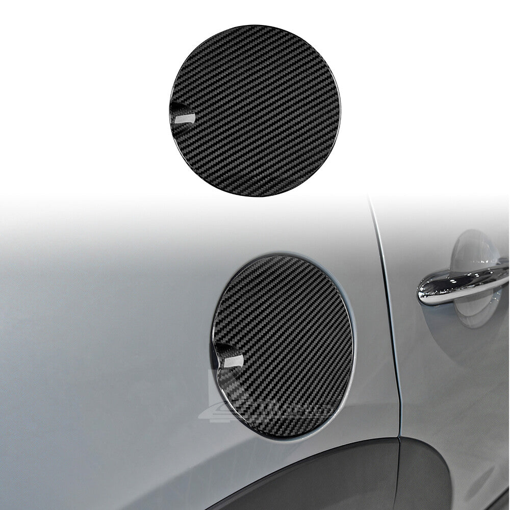 For MINI F55 F56 F57 2016-2023 Fuel Gas Tank Filler Cap Cover REAL Carbon Fiber - product view