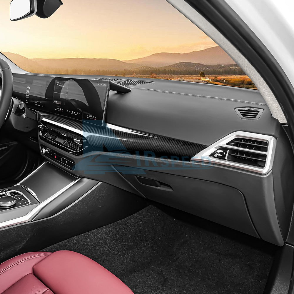 Car Dashboard Decoration Cover Trim Carbon Fiber for BMW 3 Series G20 2025-2026 - detail view 6