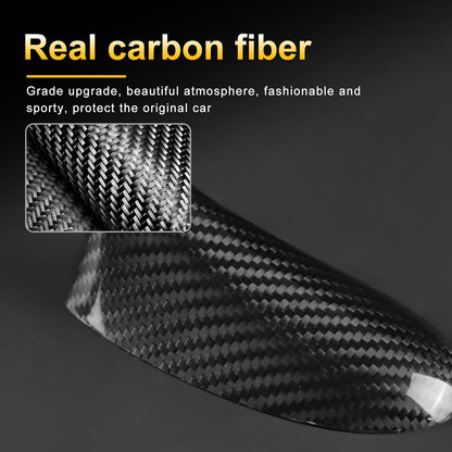 Car Antenna Cover Trim Black Carbon Fiber for FIAT 500 Abarth 595 2016-2024 - detail view 6