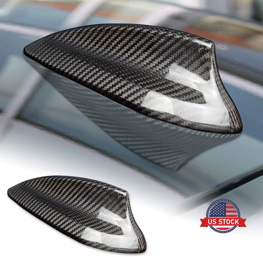For BMW F30 Hard Carbon Fiber Antenna Cap Black - product view