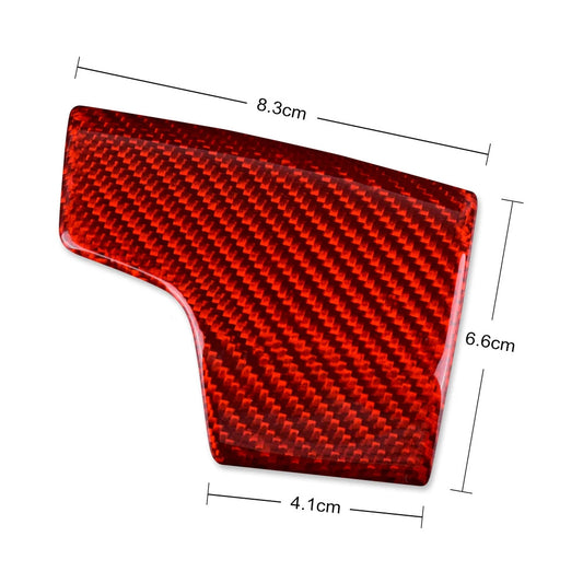 Red Dry Carbon Fiber Gear Knob For Audi A6 A7 SQ8 Q7 19-22 Type 278 - detail view