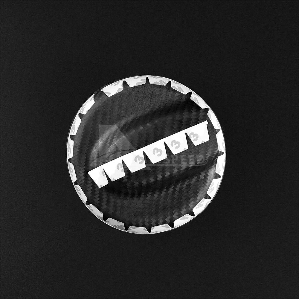 For MINI R55 2007-2014 R56 2006-2013 REAL CARBON FIBER Fuel Tank Gas Cover Caps - detail view 8