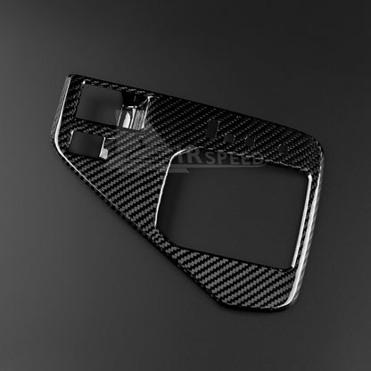 REAL HARD Carbon Fiber Gear Shift Console Cover For Subaru Crosstrek 2023-2024 - detail view 8