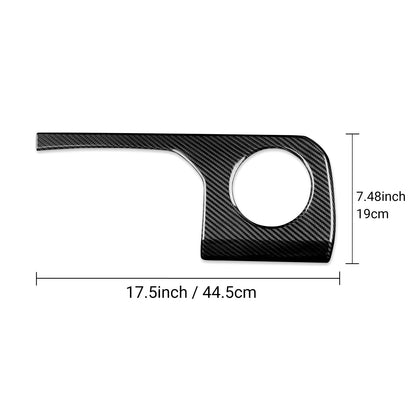 Driver's Air Outlet Panel Cover Black Carbon Fiber for Toyota GR Yaris 2025-2026 - detail view