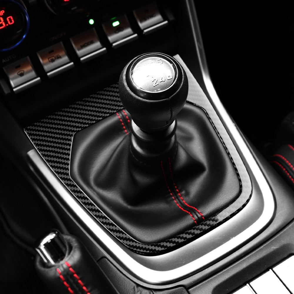 Car Center Gear Shift Frame Sticker Carbon Fiber for Toyota GR86 BRZ 2021-2026 - detail view 5