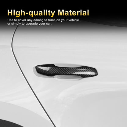 Car Exterior Door Handle Cover Carbon Fiber for SEAT Ibiza Arona Ateca 2018-2026 - detail view 6