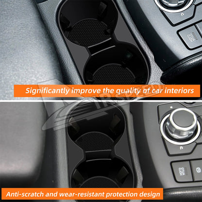 Center Console Water Cup Holder Cover Trim Silicone For Mazda CX5 CX-5 2017-2025 - FREE GIFT