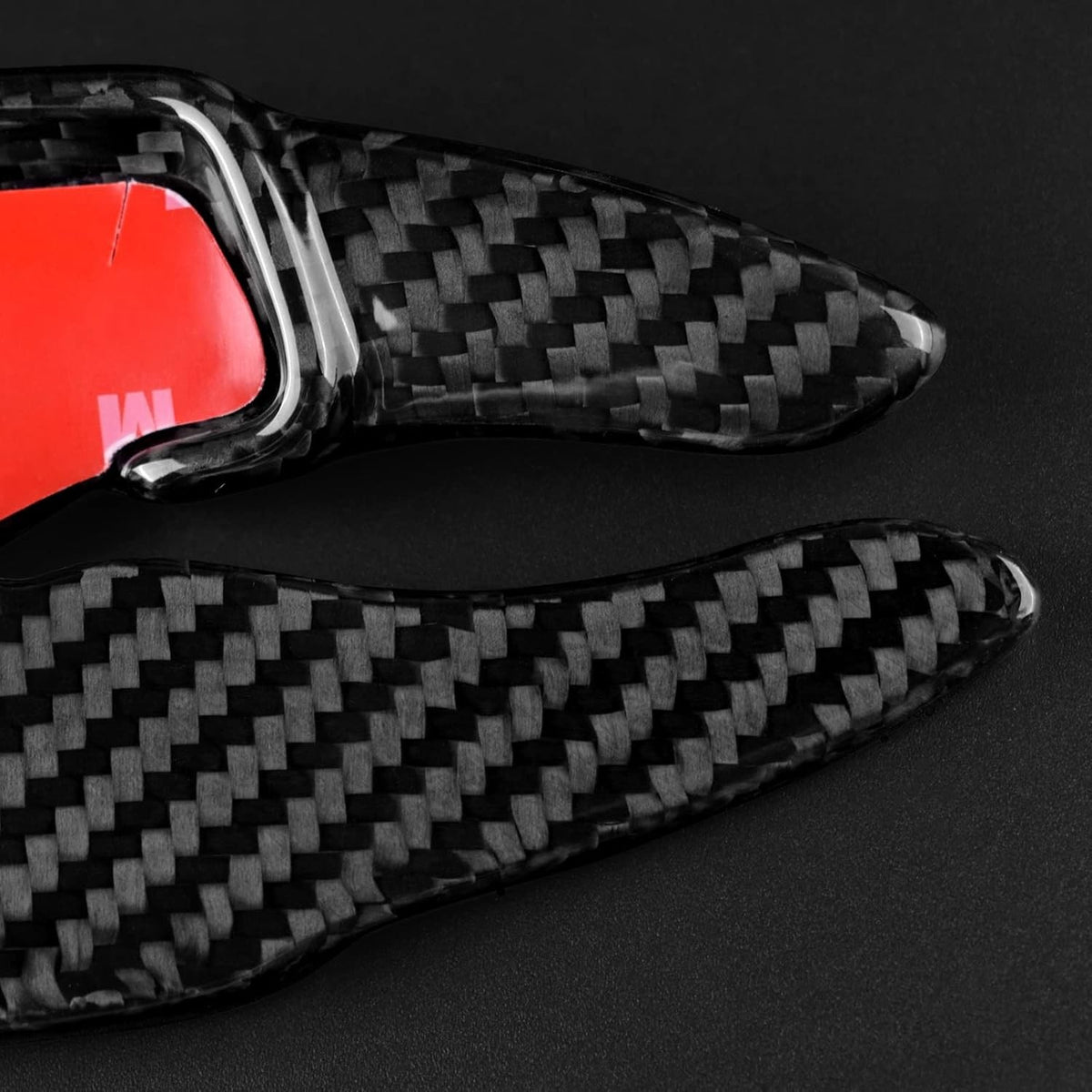 Real Carbon Fiber For Kia K5 2020-2025 Steering Wheel Paddle Shifter Extension - detail view 5