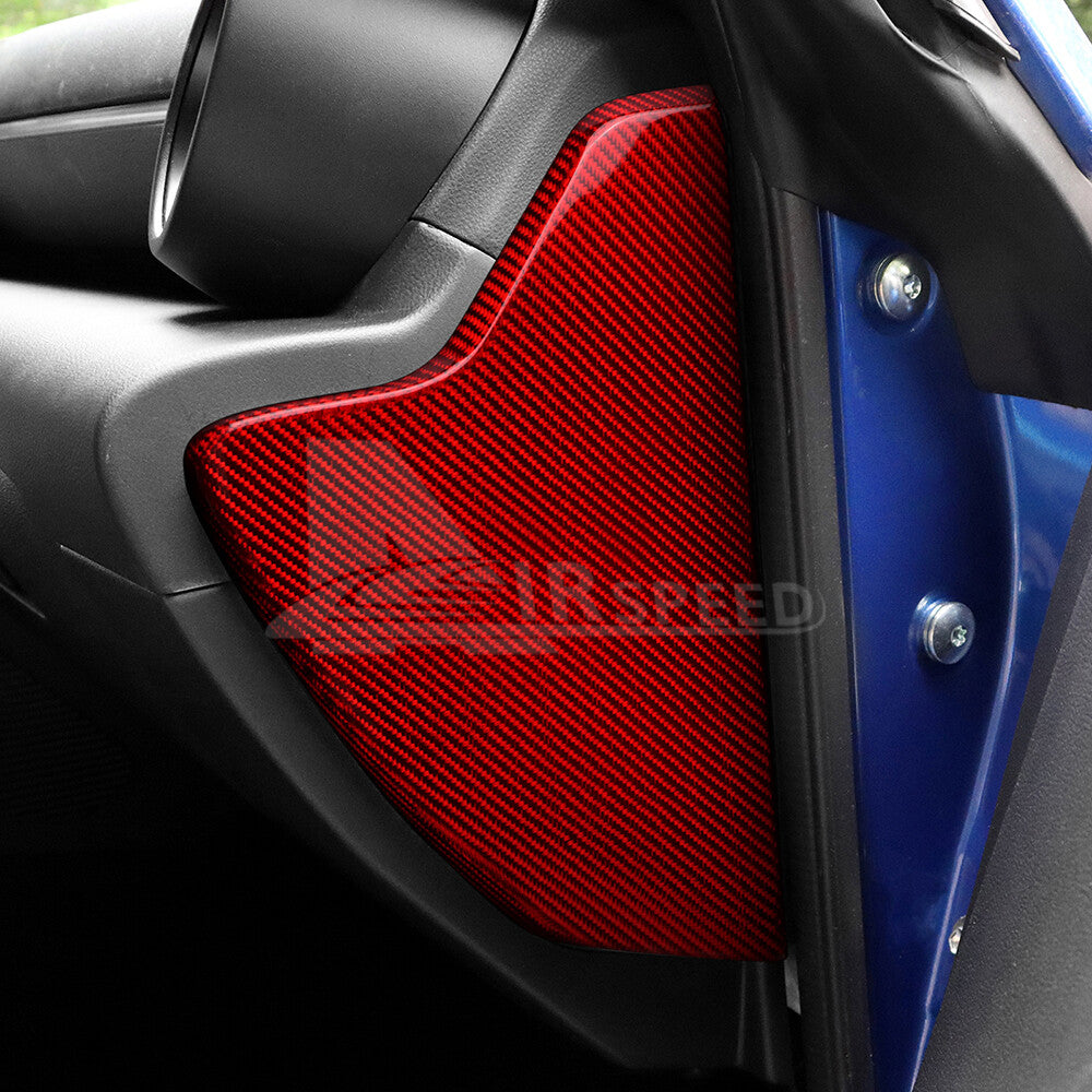 REAL HRAD Carbon Fiber Center Console Both Side Cover For Subaru BRZ GR86 21-23 - detail view 4