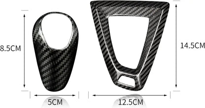 For F80 M3 12-18 Hard Carbon Center Console Frame - detail view
