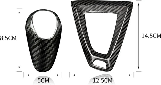 For F80 M3 12-18 Hard Carbon Center Console Frame - detail view