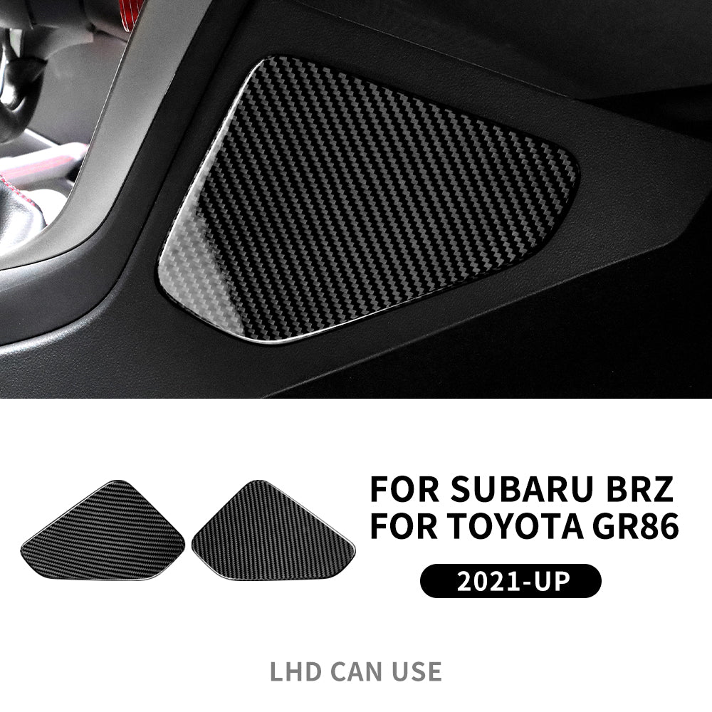 Car Center Console Side Panel Stickers Carbon Fiber for Subaru BRZ GR86 21-2026 - detail view 10