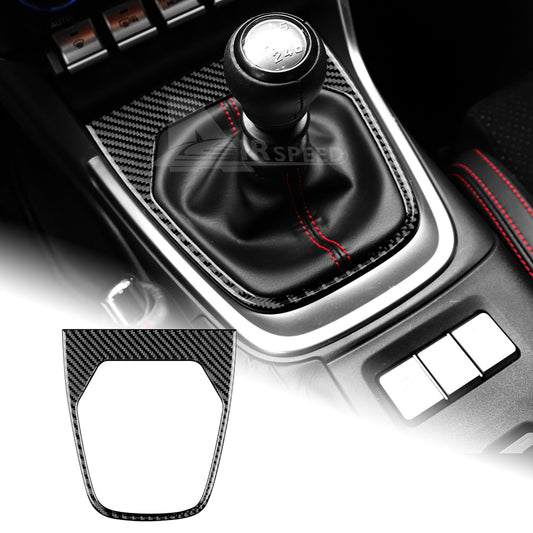 Car Gear Shift Panel Sticker Carbon Fiber for Subaru BRZ Toyota GR86 2021-2026 - product view